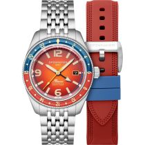 Spinnaker SP-5120-99 Orologio Da Uomo Fleuss GMT Automatico Set 43mm 15ATM