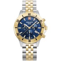 Swiss Alpine Military 7024.9145 Orologio Uomo Cruiser Cronografo 44mm 10ATM 