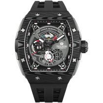 Tsar Bomba TB8210CF2-01 Orologio Uomo Elemental Carbonio Automatico 46mm 5ATM 