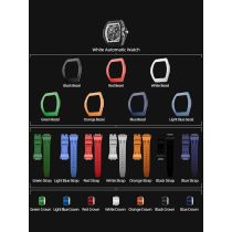 Tsar Bomba TB8218(1+7)FKM-06 Orologio Uomo Atomic Combo Orologio Automatico Intercambiabile 45mm 10ATM