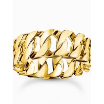 Thomas Sabo TR2497-413-39-62 Anello unisex - Catena a maglie larghe placcata oro