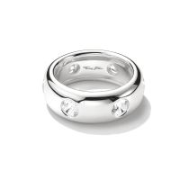 Thomas Sabo TR2519-051-14-58 Anello con pietre di zircone bianco Argento Donna