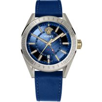 Versace VEAFA0124 Orologi Uomo V-Code GMT 42mm 5ATM 