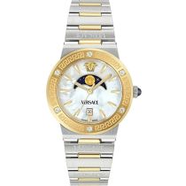 Versace VE7G00524 Orologio Donna Greca Logo Moonphase Diamonds 38mm 5ATM 
