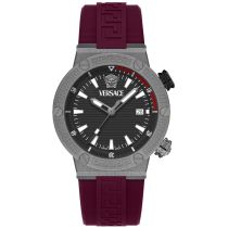 Versace VE8G00224 Orologio Uomo Greca Logo Diver 43mm 10ATM 