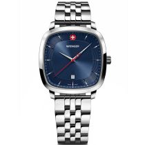 Wenger 01.1921.103 Orologio Da Uomo Vintage Classico 37mm 5ATM