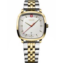 Wenger 01.1921.104 Orologio Da Uomo Vintage Classico 37mm 5ATM