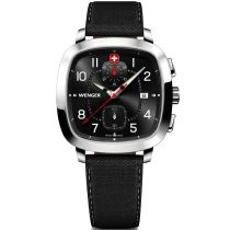 Wenger 01.1933.108 Orologio Da Uomo Vintage Sport Cronografo 40mm 5ATM