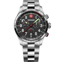 Wenger 01.0543.111 Orologi Uomo Terragraph Crono 43mm 10ATM 