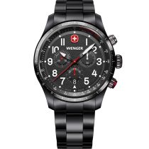 Wenger 01.0543.117 Orologi Uomo Terragraph Crono 43mm 10ATM 