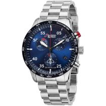 Zeppelin 7298M-3-Set Eurofighter Typhoon quarzo Orologio Uomo Cronografo 43mm 10ATM