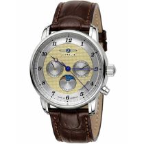 Zeppelin 8536-5 Orologio Uomo Friedrichshafen Fasi Lunari 40mm 5ATM 