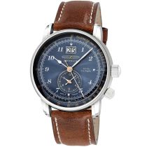 Zeppelin 8644-3 doppio tempo Orologio Orologio Uomo LZ126 