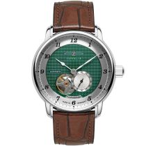 Zeppelin 8566-2 Orologio Uomo Friedrichshafen Open Heart Automatico 40mm 5ATM 
