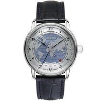Zeppelin 8596-3 Orologio Uomo Friedrichshafen GMT Automatico 42mm 5ATM 