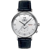 Zeppelin 8044-1 Orologio Uomo Hindenburg Dual Time 40mm 5ATM 