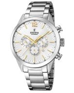 Festina F20343/1 Timeless Cronografo Orologio Uomo 43mm 10ATM