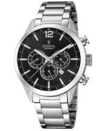 Festina F20343/8 Timeless Cronografo Orologio Uomo 43mm 10ATM