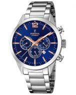 Festina F20343/9 Timeless Cronografo Orologio Uomo 43mm 10ATM