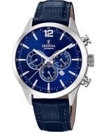 Festina F20542/2 Timeless Cronografo Orologio Uomo 44mm 5ATM