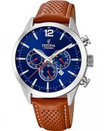 Festina F20542/3 Timeless Cronografo Orologio Uomo 44mm 5ATM