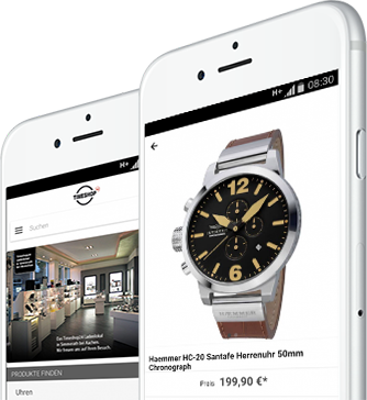 App gratuita per il negozio di orologi