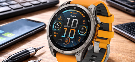 Foto di esempio di uno smartwatch GPS Garmin Venu X1 Foto di esempio di uno smartwatch GPS Garmin Venu X1