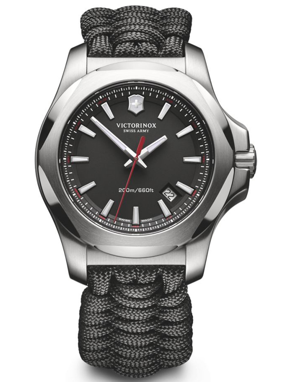 Victorinox I.N.O.X. Chrono 43mm – Orologio Uomo – Quadrante Rosso E Cinturino In Gomma – Svizzero - 5