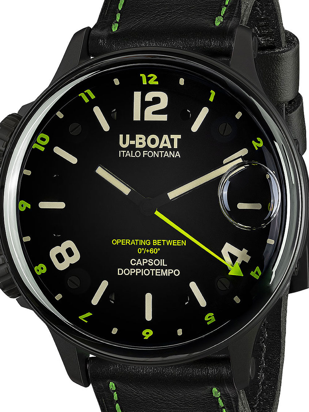Acquista U Boat 9675 Capsoil Doppiotempo DLC GMT 55mm orologio da