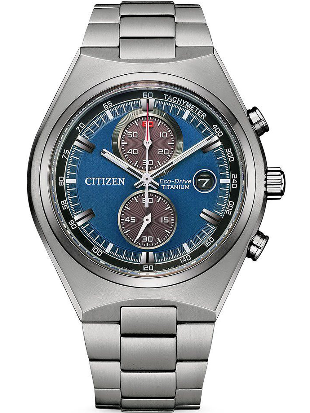 Citizen CA7090 87L Super Titanium Eco Drive 43mm orologio da