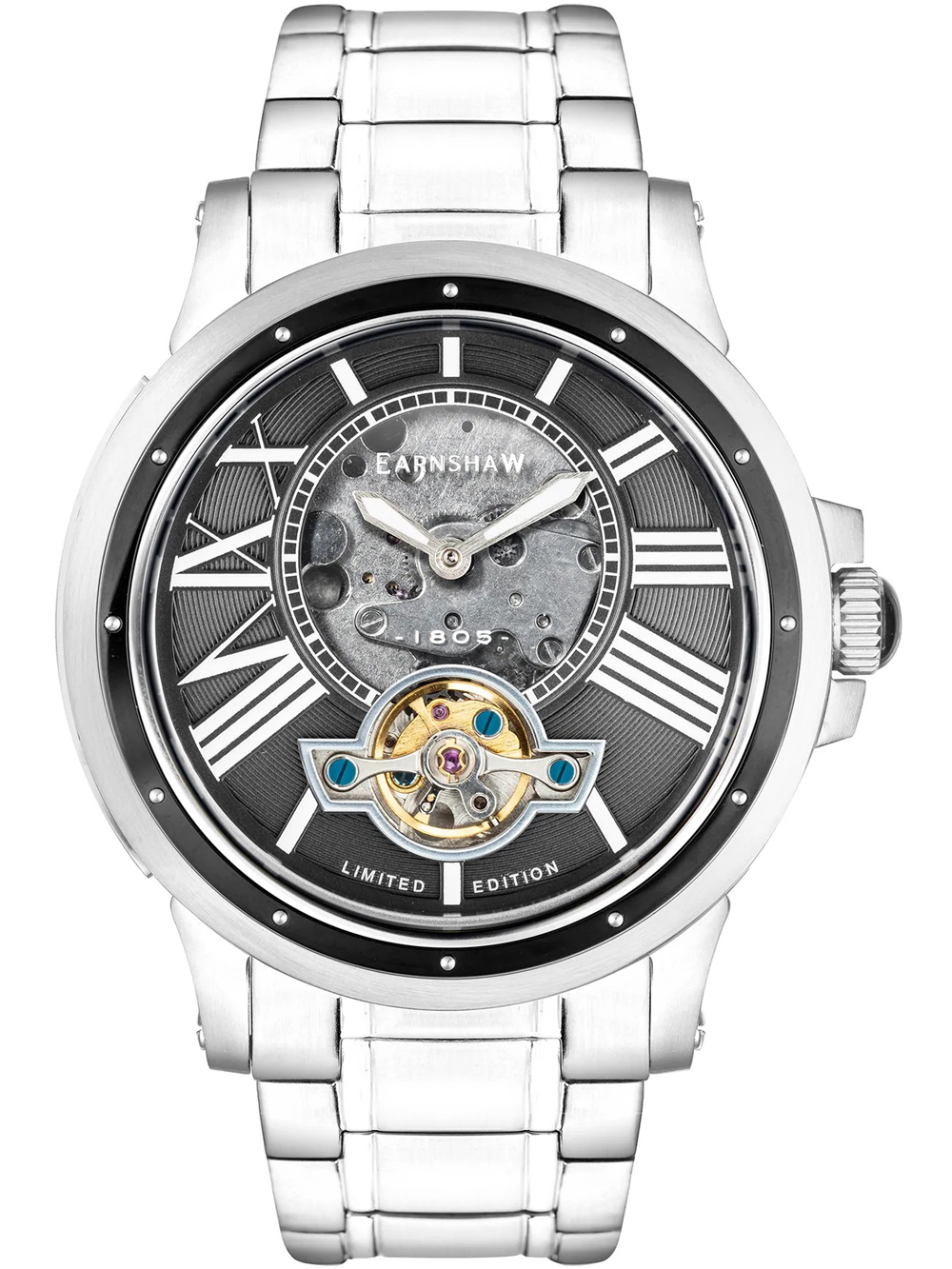 Thomas Earnshaw ES 8244 44 Bertha Open Heart Skeleton Limited X 500 orologio da Uomini a prezzi bassi Timeshop24