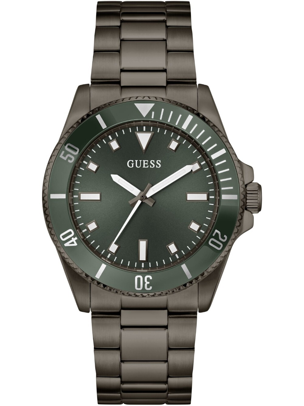 Orologio Uomo GUESS Multifunzione 50mm - Acciaio Inox, Cinturino Silicone Blu E Oro Rosa
