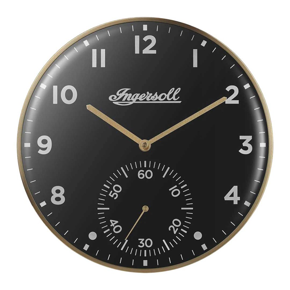 Braun BC06B DCF Horloge Murale Noire 20 cm