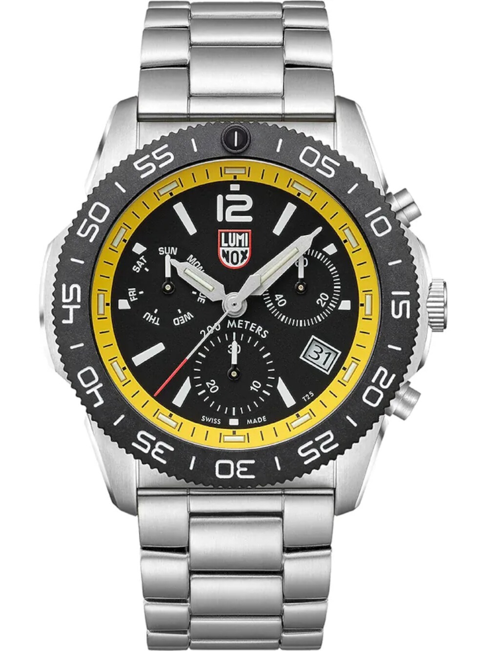 Orologio Da Polso Sportivo Uomo Con Cinturino In PU Effetto Pelle Solare Cronografo Allarme Impermeabile 5 Bar Da 8,08 € | DHgate