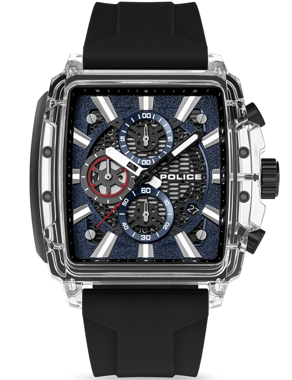 Police PEWJK006204 Orologio Uomo Acciaio - Quadrante Blu Navy Multifunzione - 3