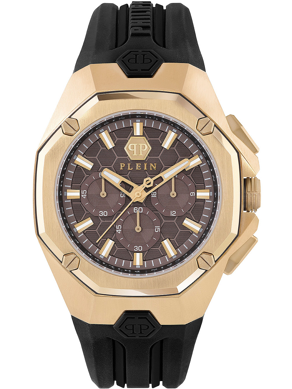 Philipp Plein PWCAA1121 - Orologio Cronografo Uomo In Acciaio Dorato
