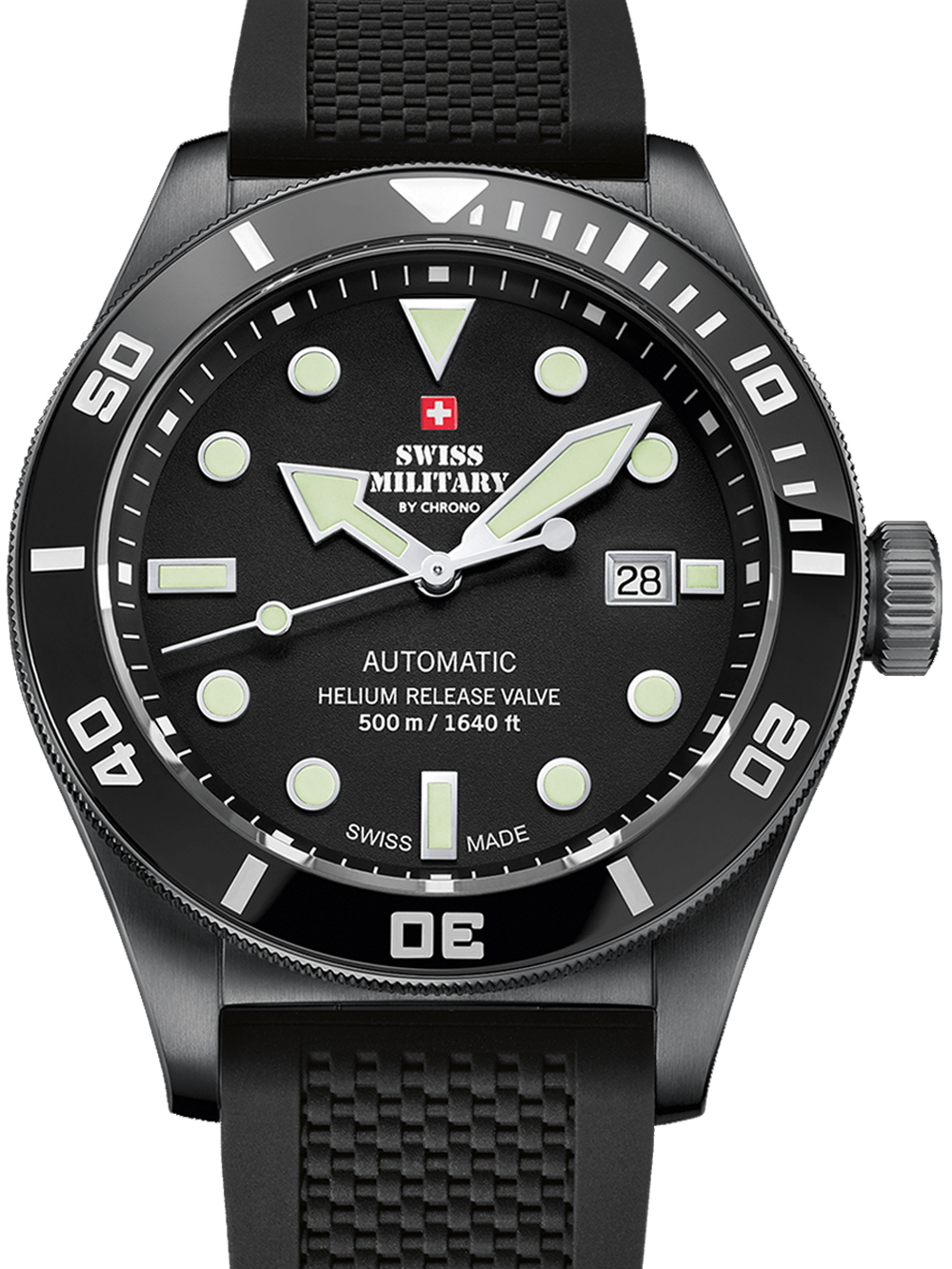 Swiss Military SMA34075.05 Diver Automatico 44 mm orologio da Uomini a prezzi bassi Timeshop24
