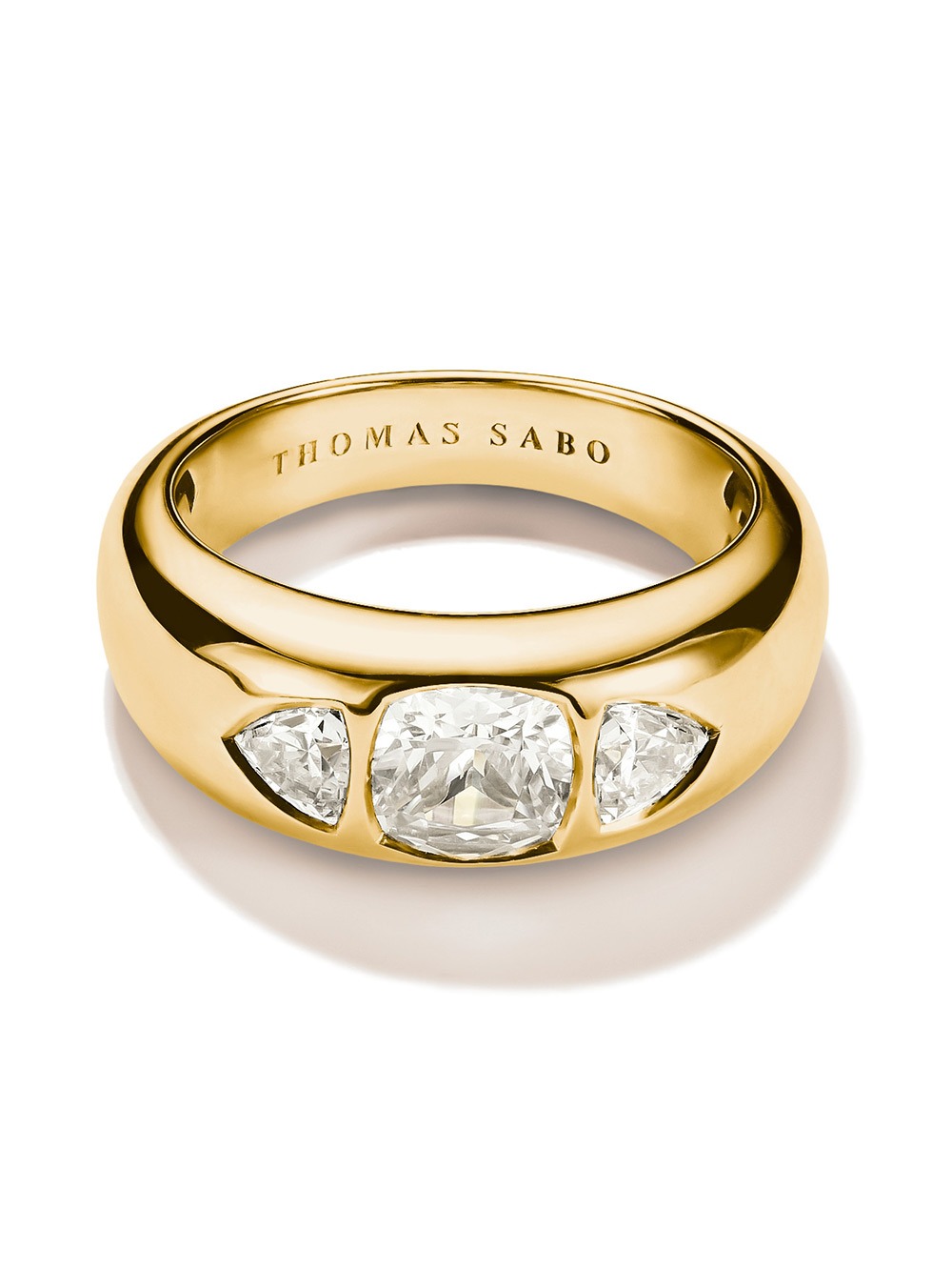 Thomas Sabo Anello da Donna con Perline TR2122, 60, Metallo prezioso, Senza Gemme