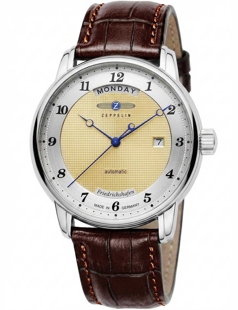 Zeppelin Orologio da uomo, analogico, automatico, taglia